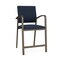 Lesro Newport Hip Chair Metal Frame, Bronze, RF Blueberry Upholstery NP1161 - alternate 1